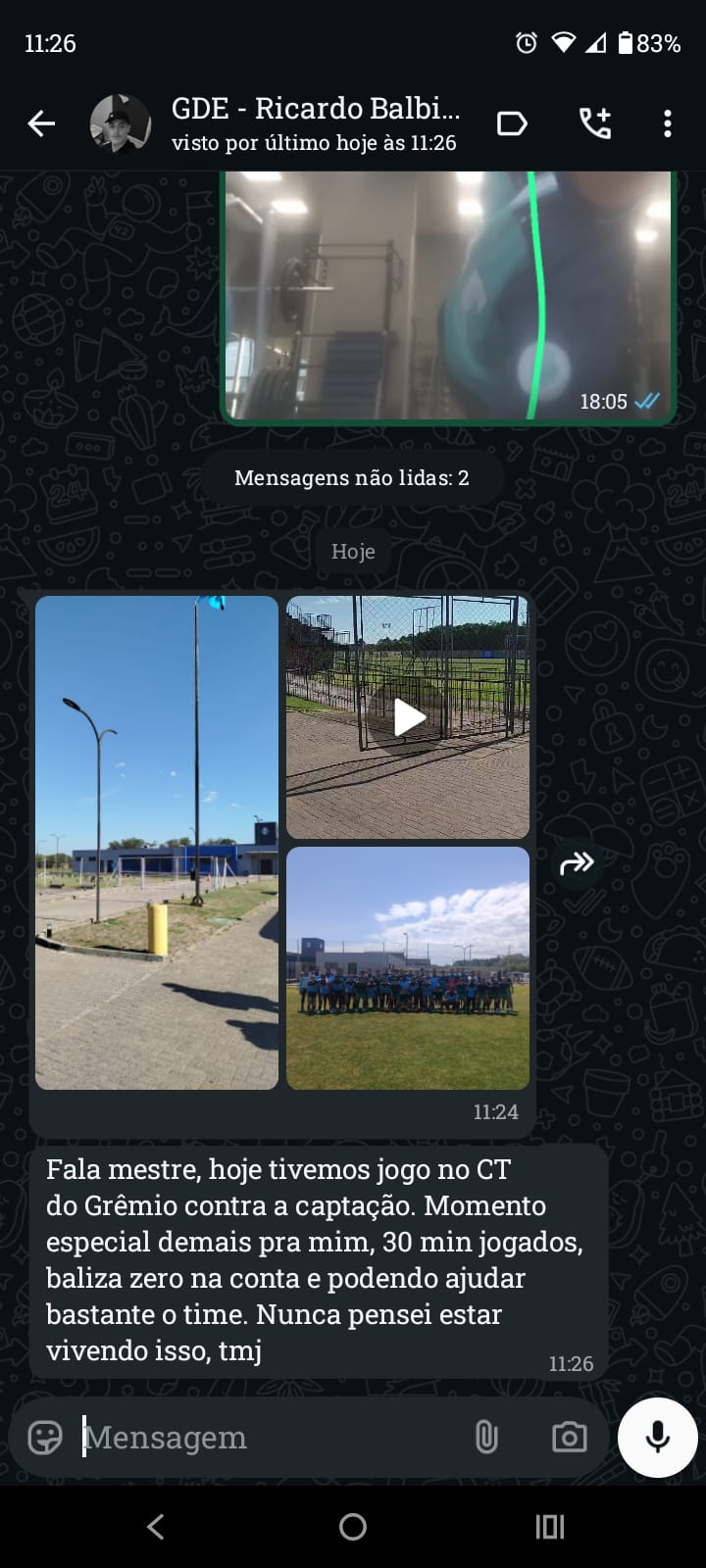 Resultado Método Goleiro 2.0